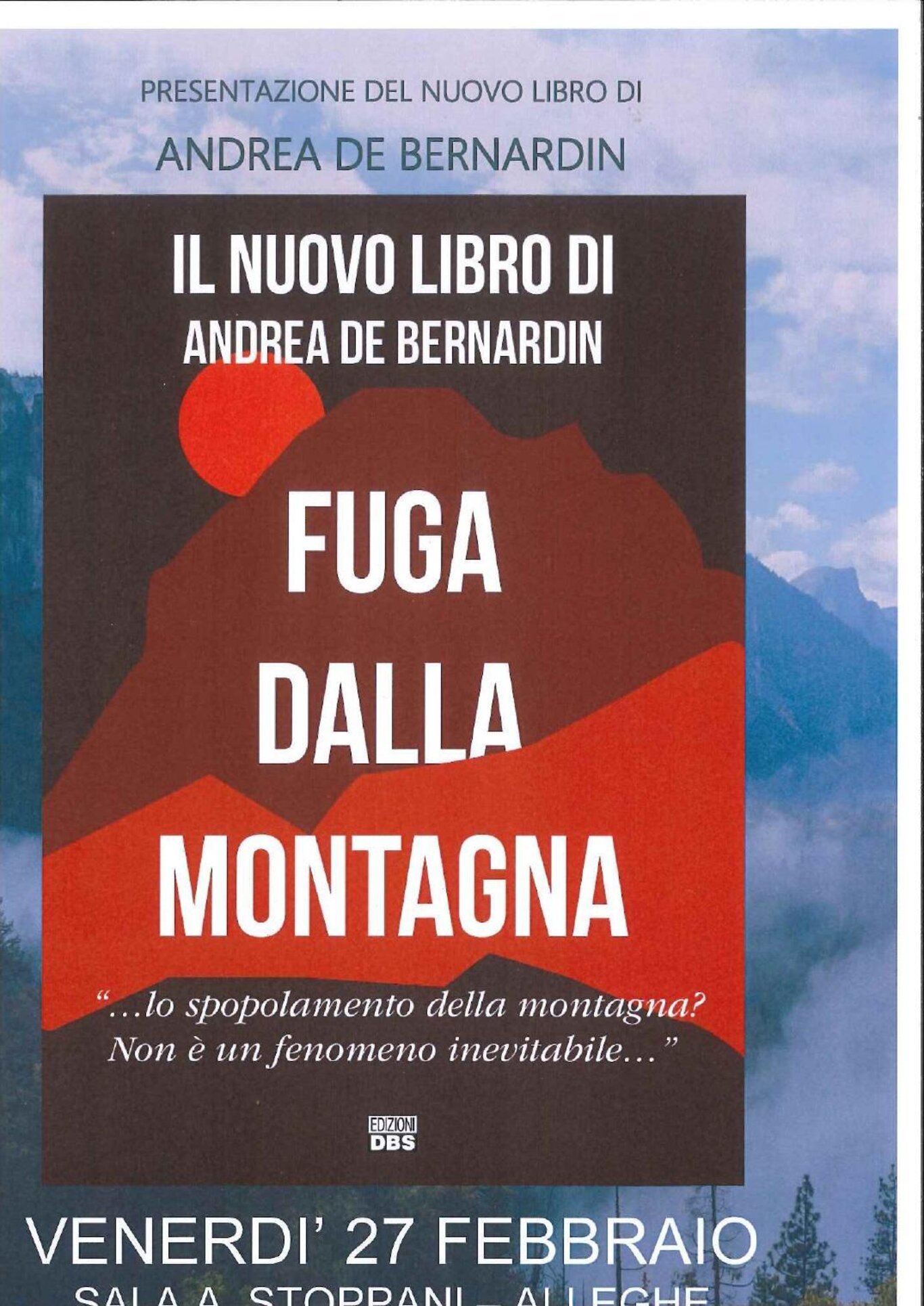 Presentazione del libro Fuga dalla Montagna