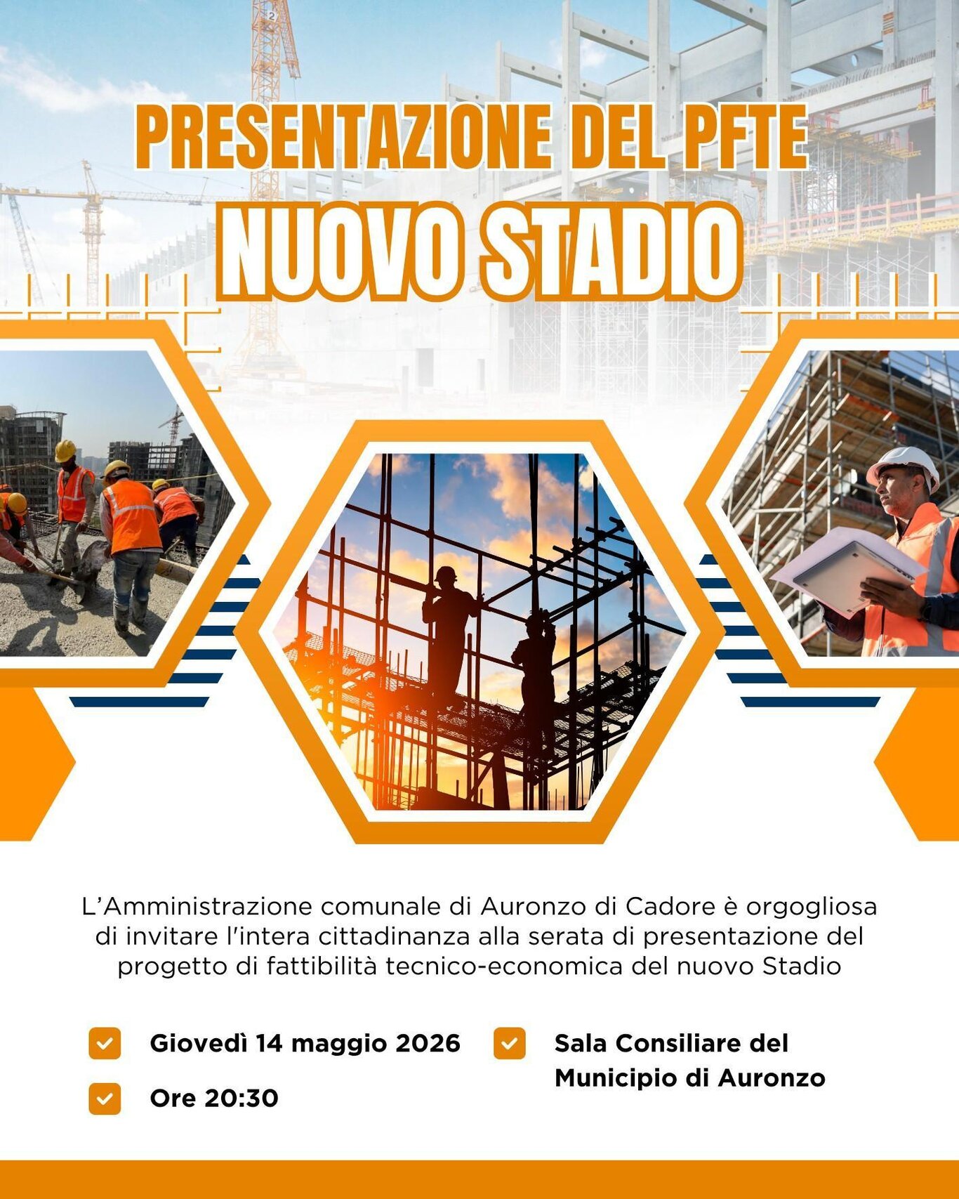 Presentazione del PFTE NUOVO STADIO