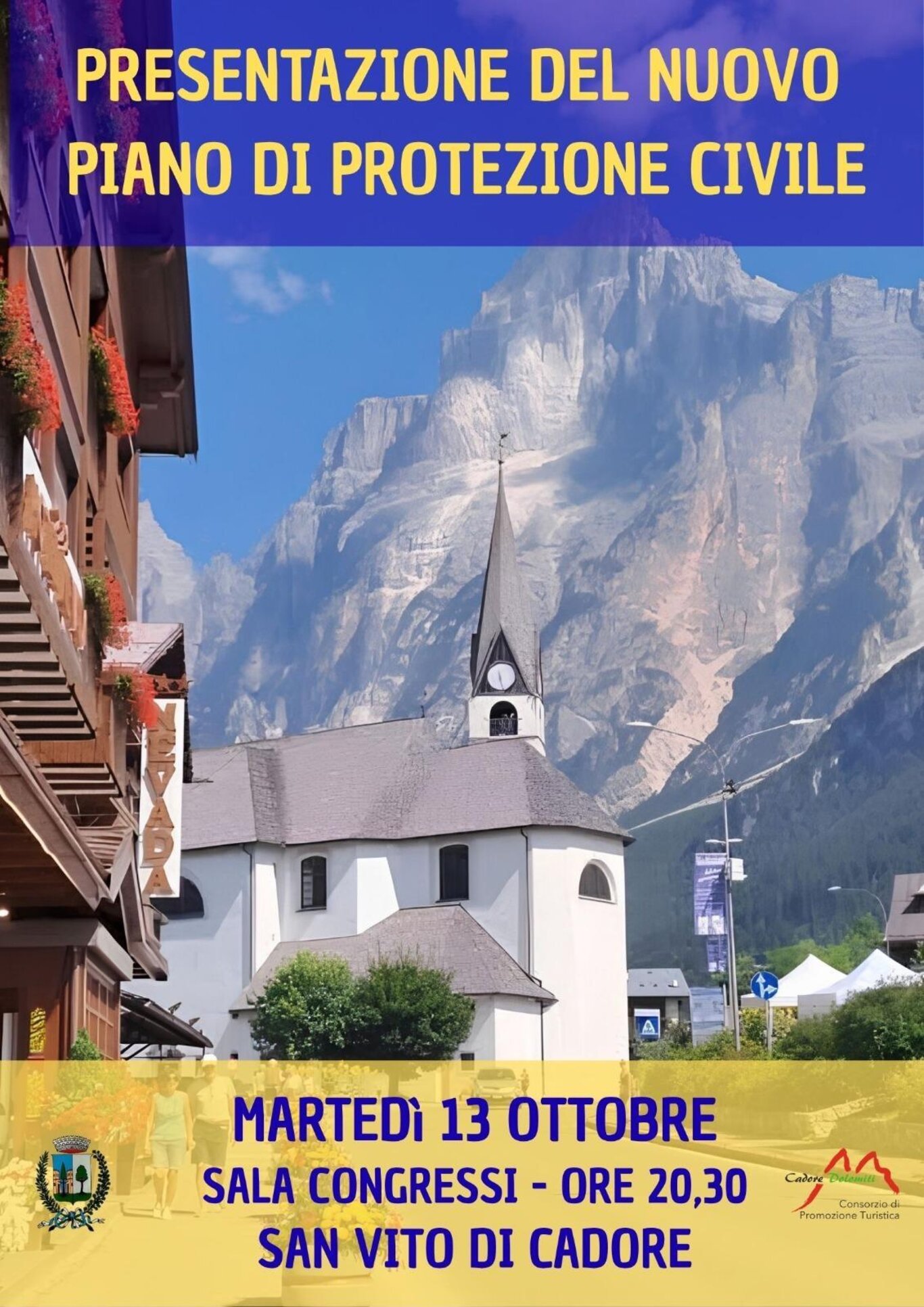 Presentazione nuovo piano protezione civile