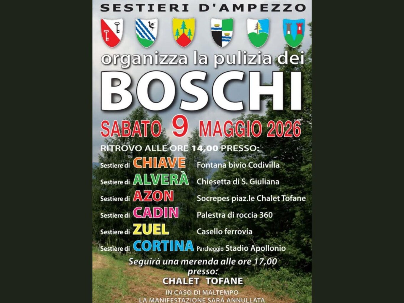 Puliamo i Boschi