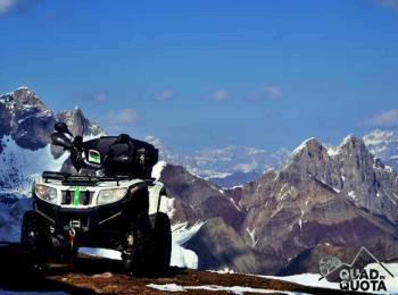 Quad in quota raduno delle Dolomiti