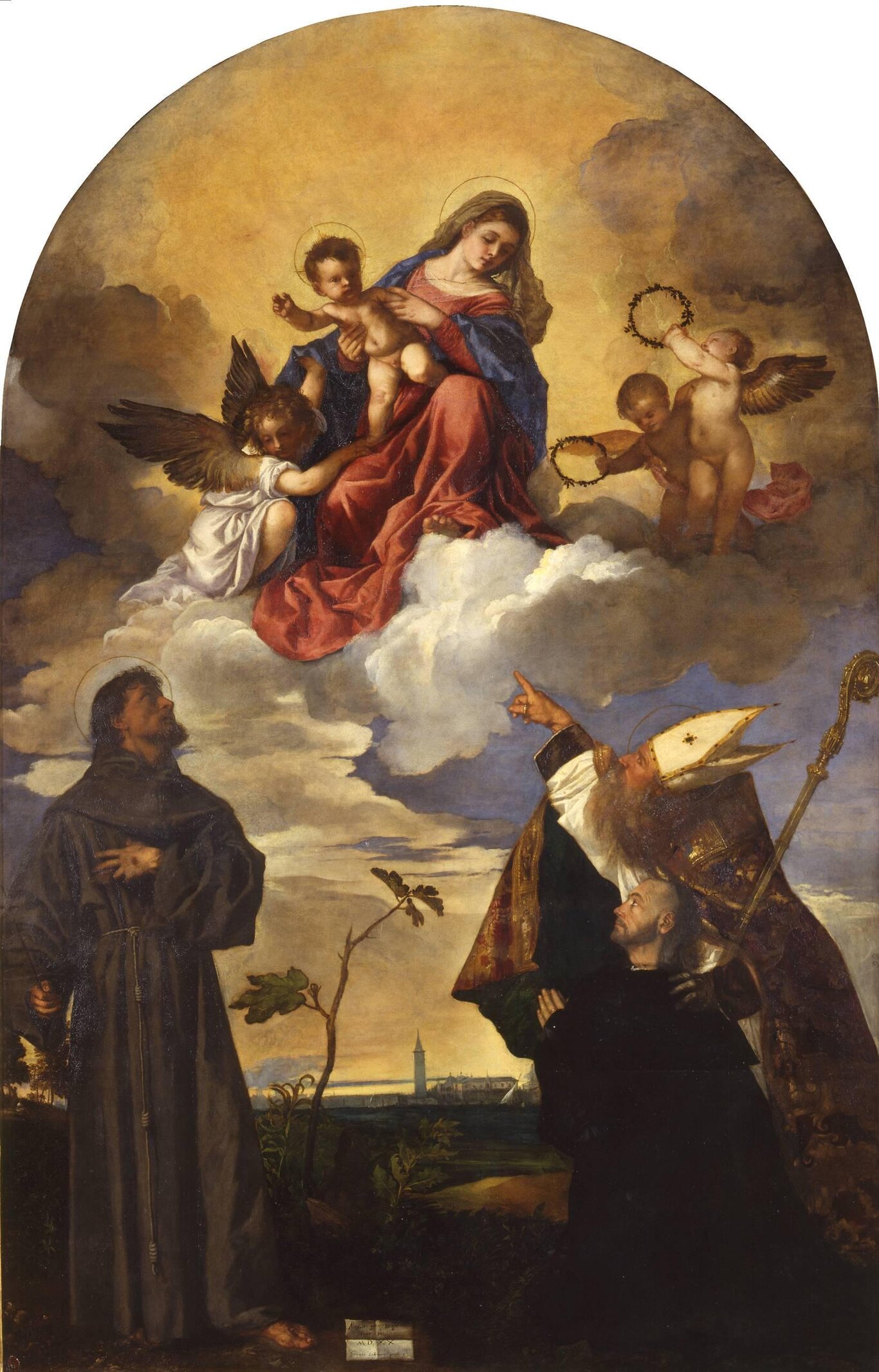 Tiziano Vecellio PALA GOZZI, 1520