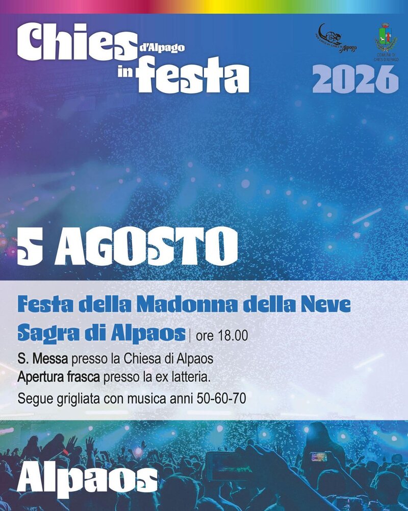 Sagra di Alpaos- Festa della Madonna della neve