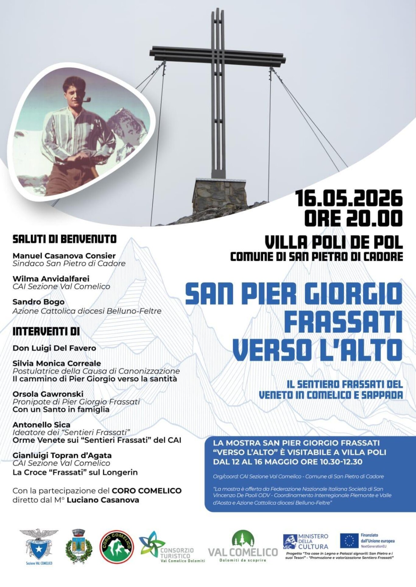 San Piergiorgio Frassati verso l'alto