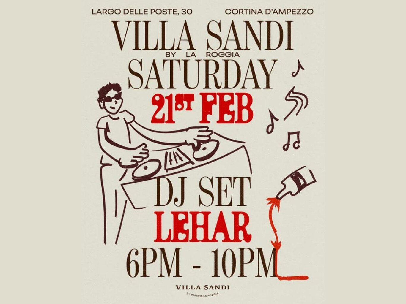 Saturday Beats a Cortina