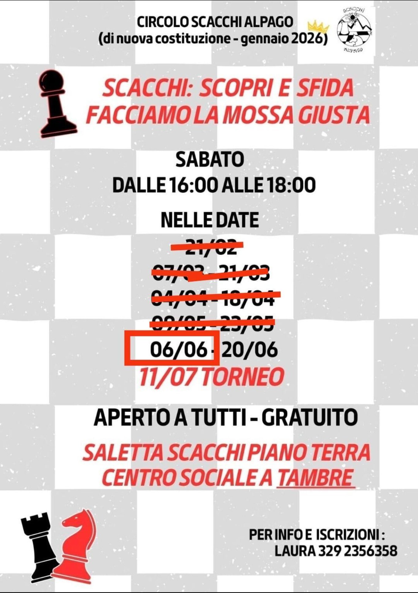 Scacchi: facciamo la mossa giusta