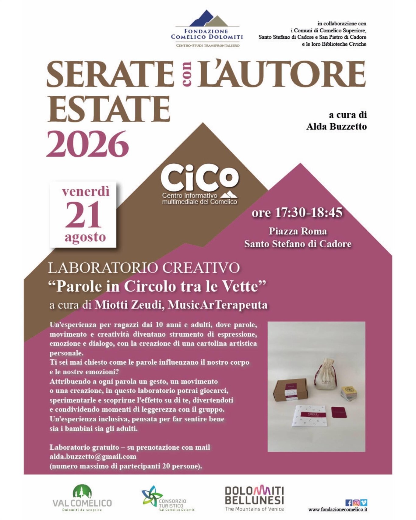 Serate con l'autore - estate 2026