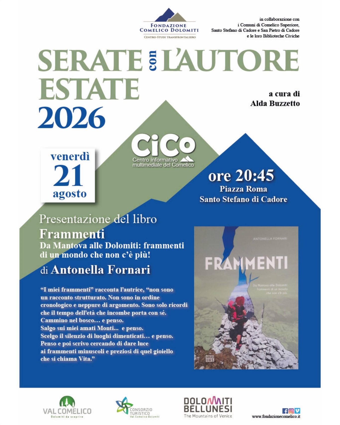 Serate con l'autore - estate 2026