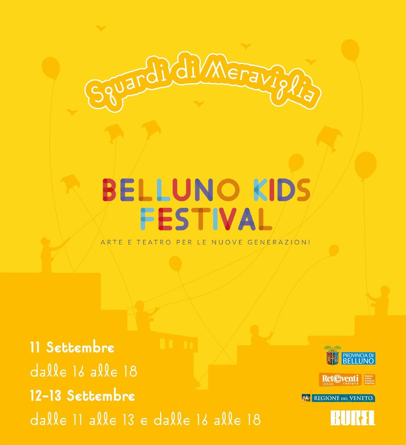 Blicke der Wunder. Belluno Kids Festival
