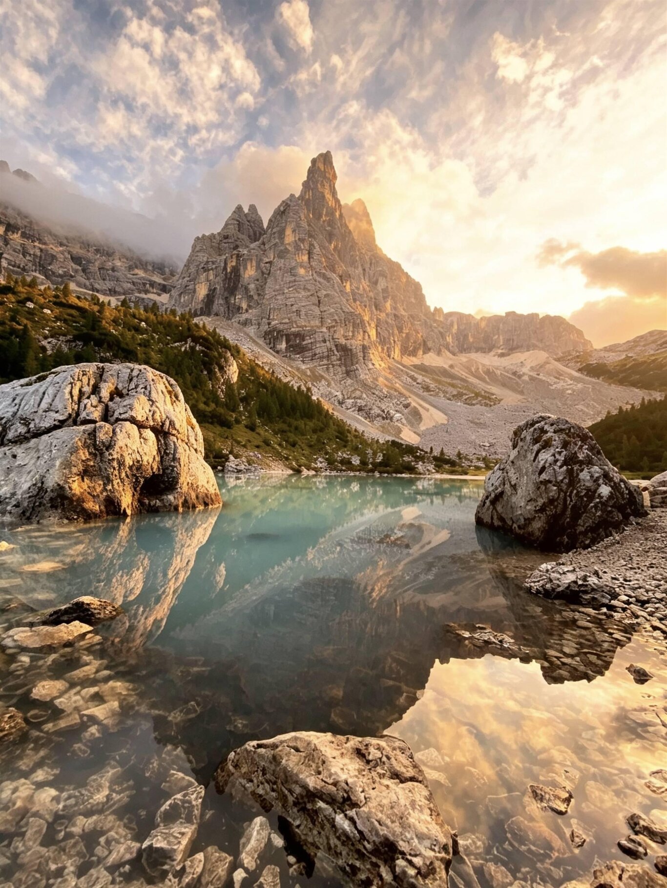 Sorapis, il lago turchese
