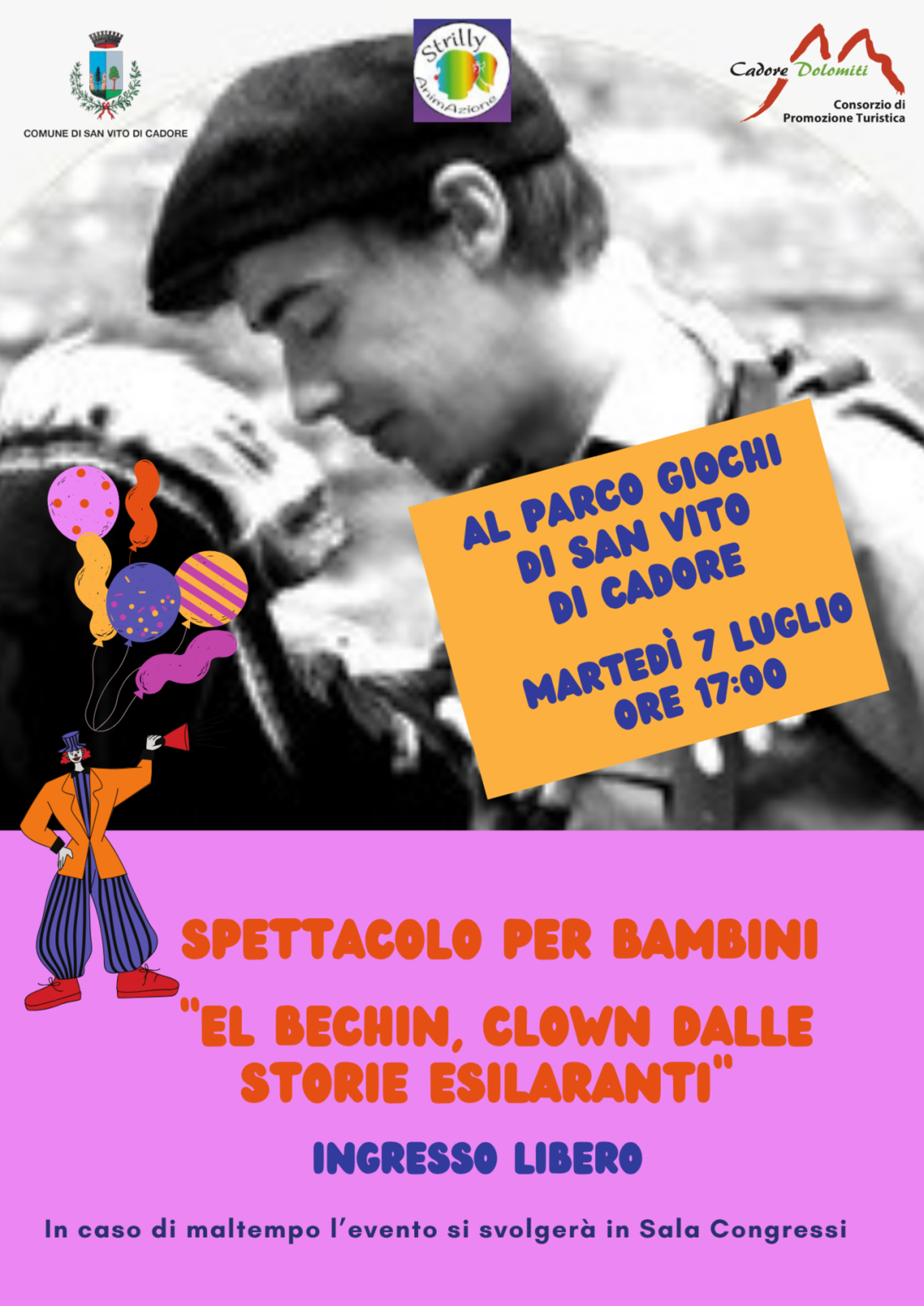 Spettacolo per bambini: "El Bechin, clown dalle storie esilaranti"