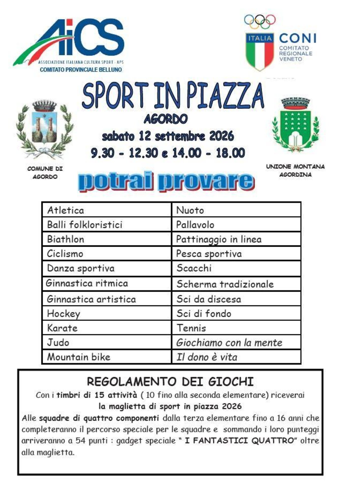 Sport in piazza