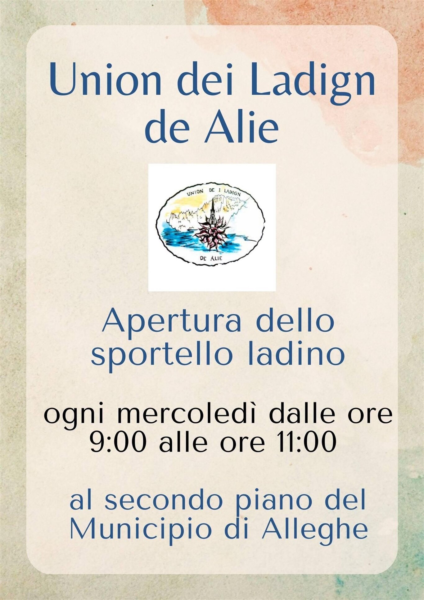 Sportello ladino "I Ladign de Alie"
