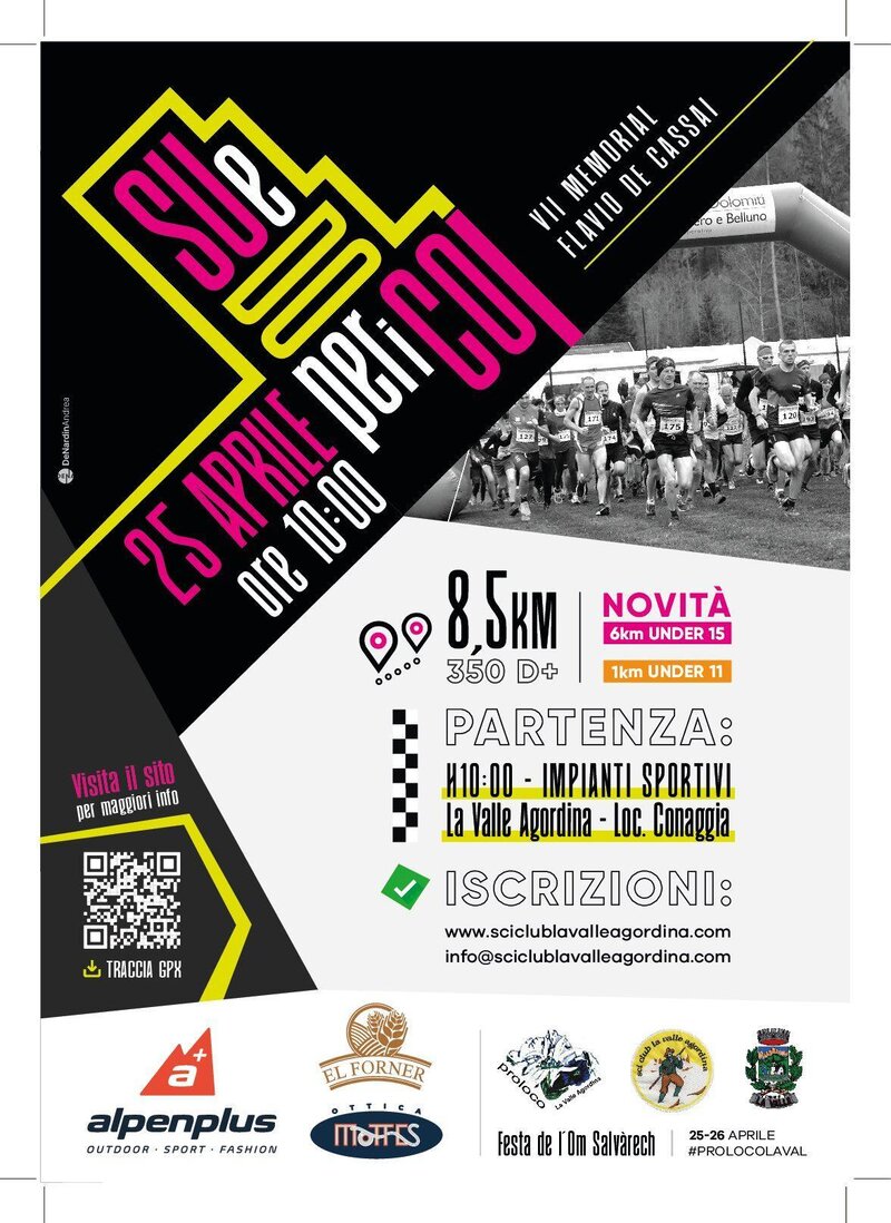 Su e do per i Coi 2026