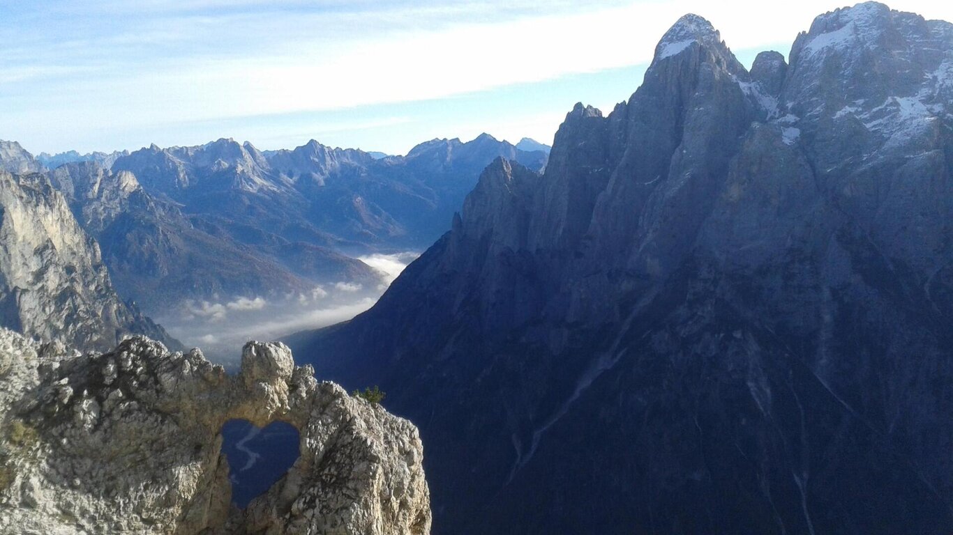 Sulle Pale dei Balconi scoprendo "El Cor" dell'Agordino