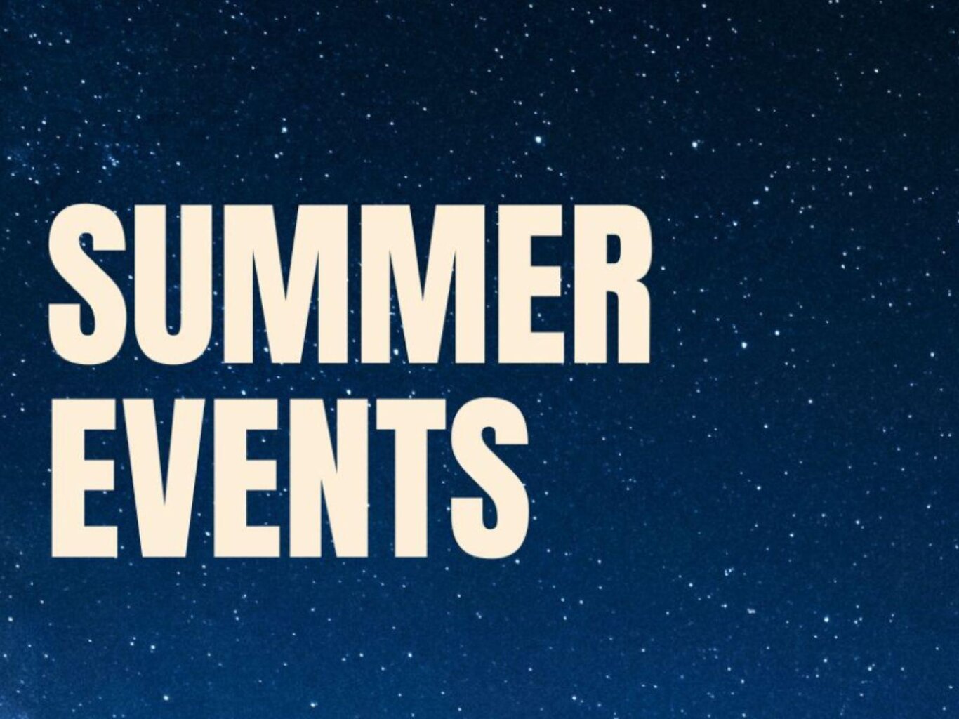 Summer Events