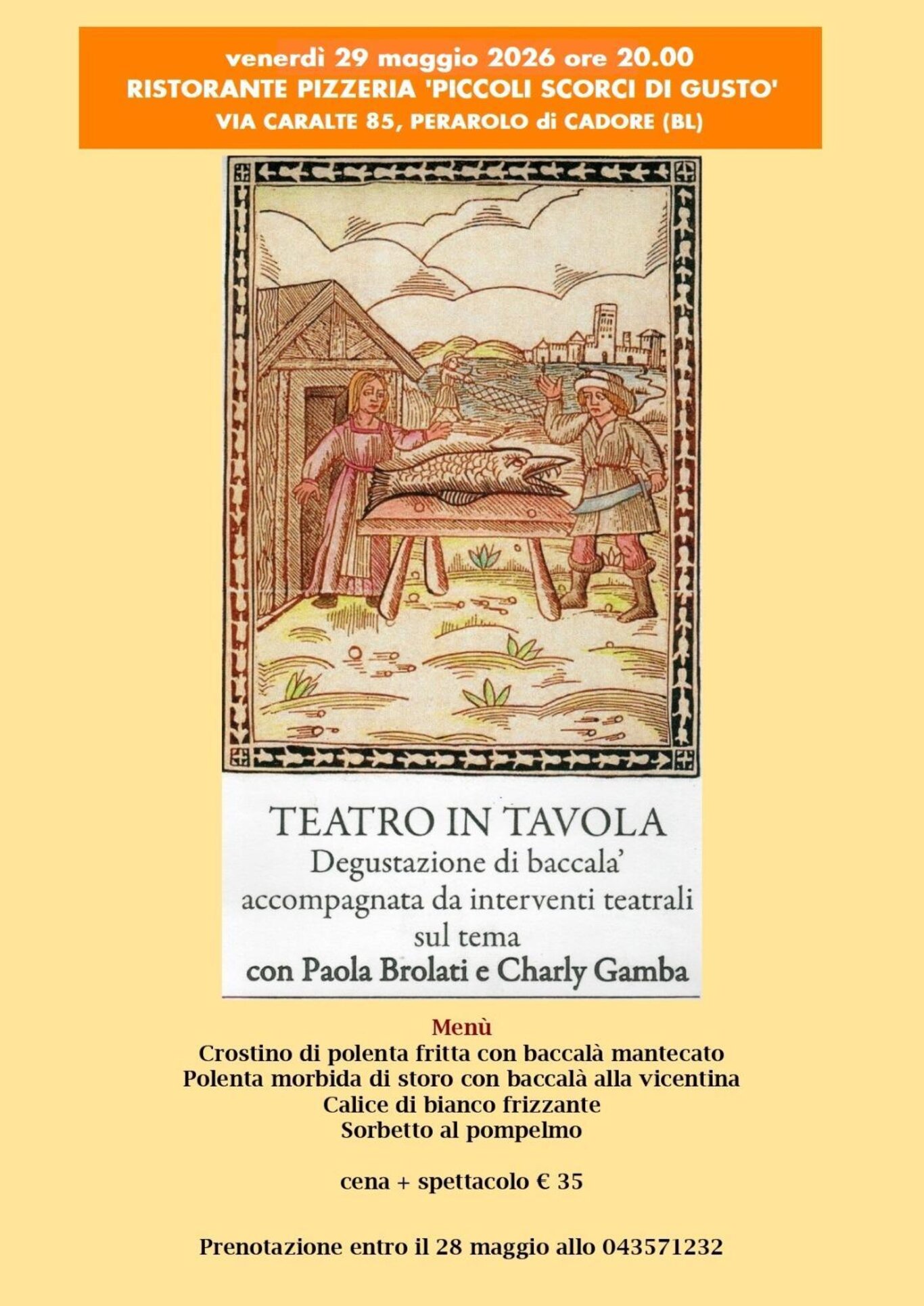 Teatro in tavola