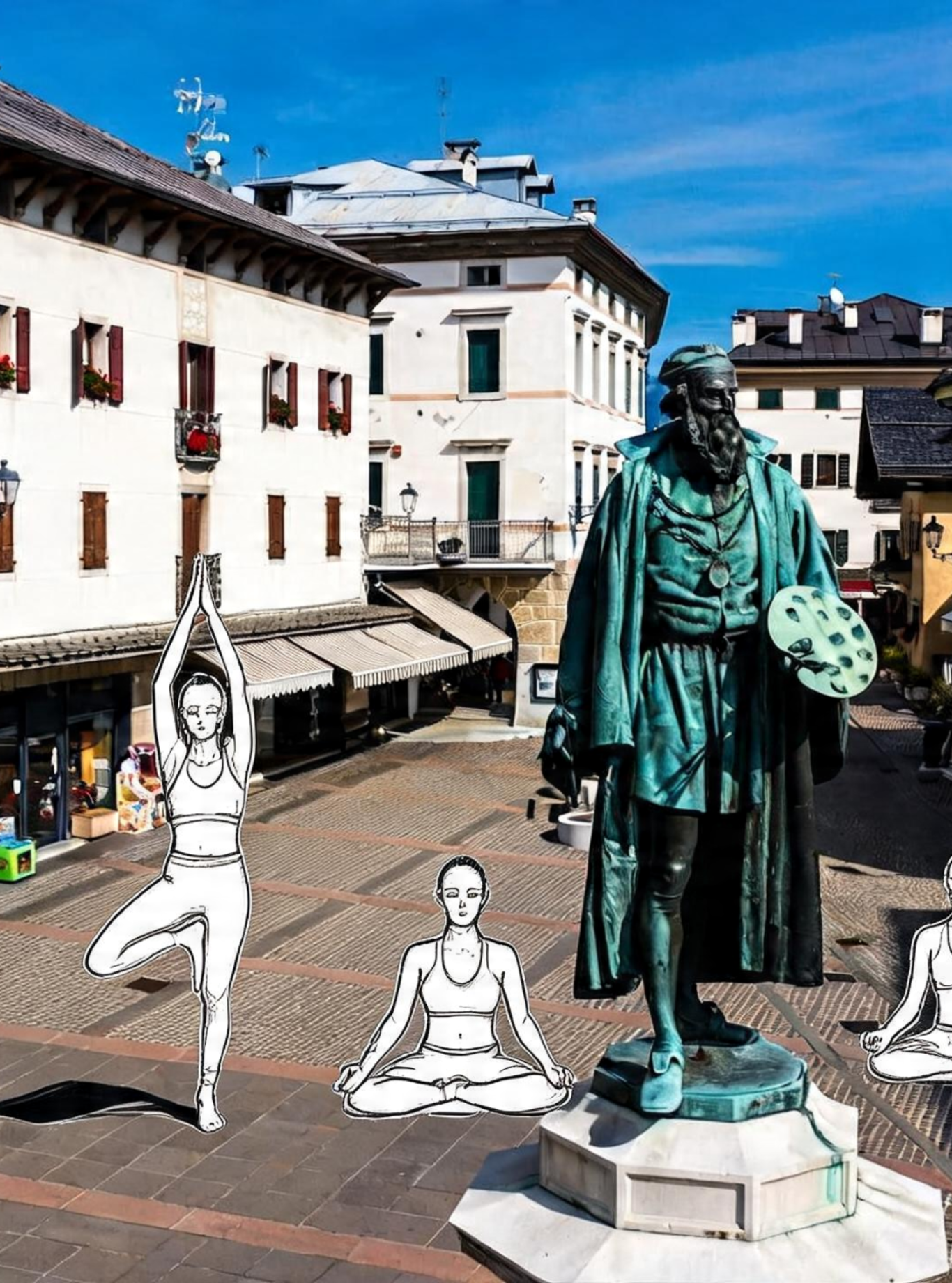 Time for Yoga in Piazza