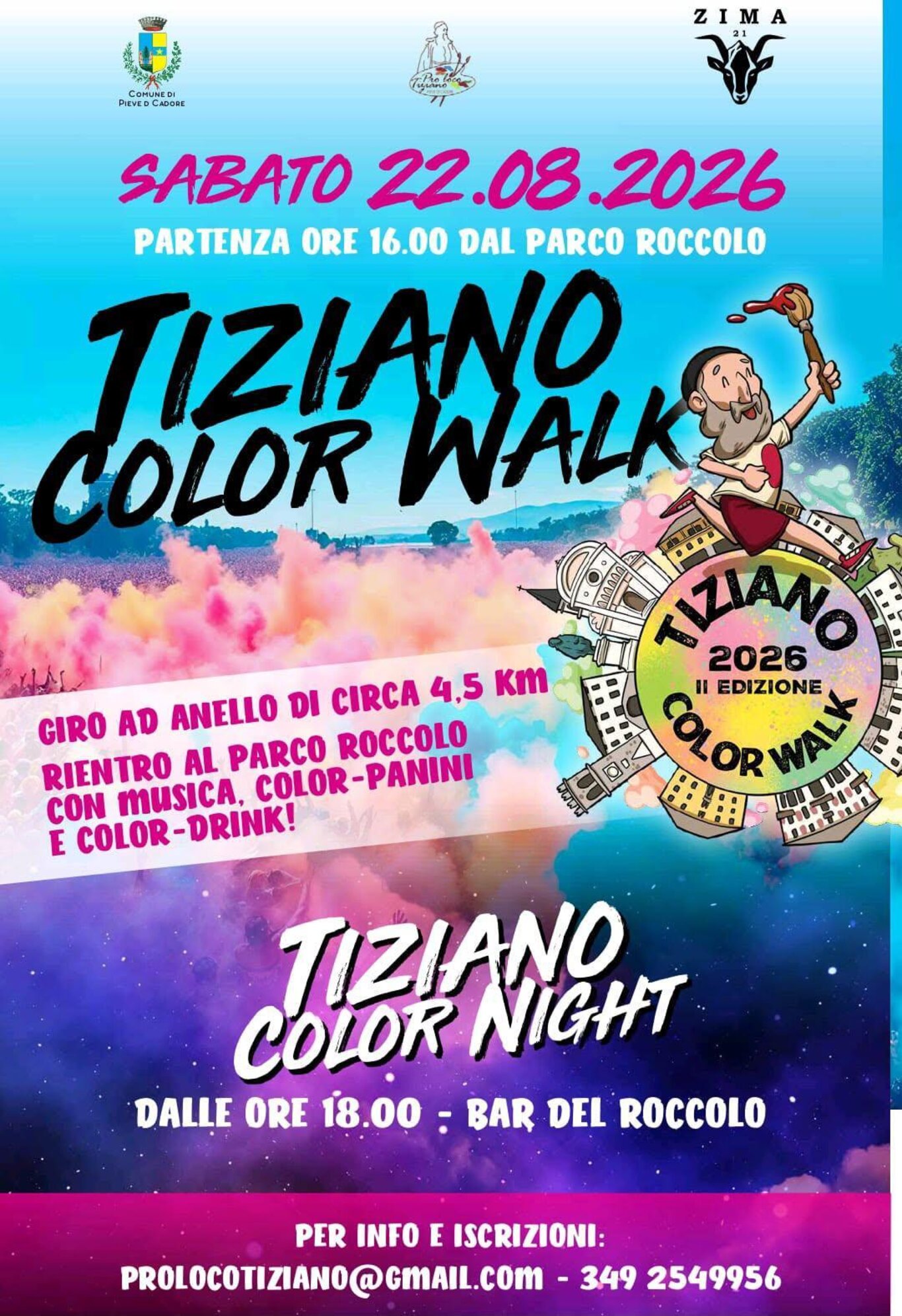 Tiziano color walk and color night