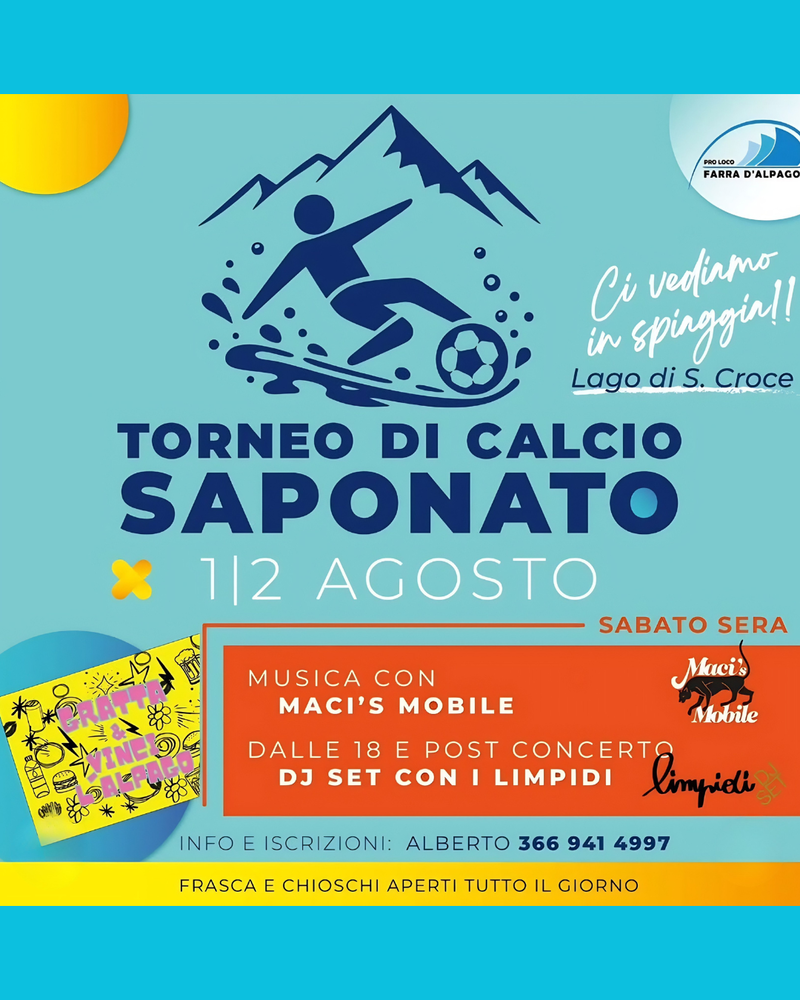 Torneo di calcio saponato