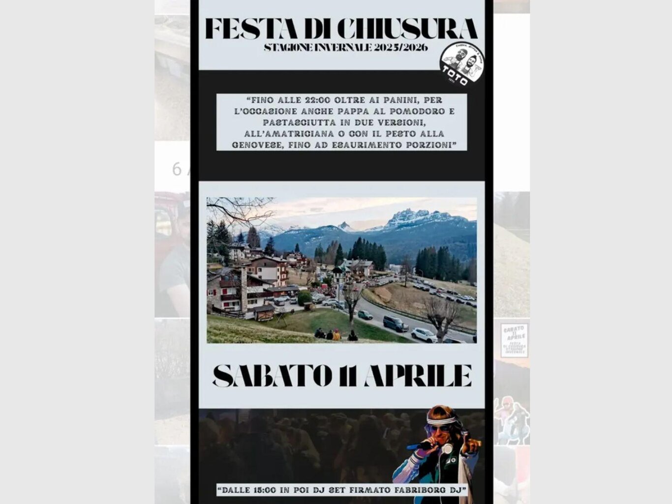 Toto Final Party – 10ª Festa di Chiusura Stagionale