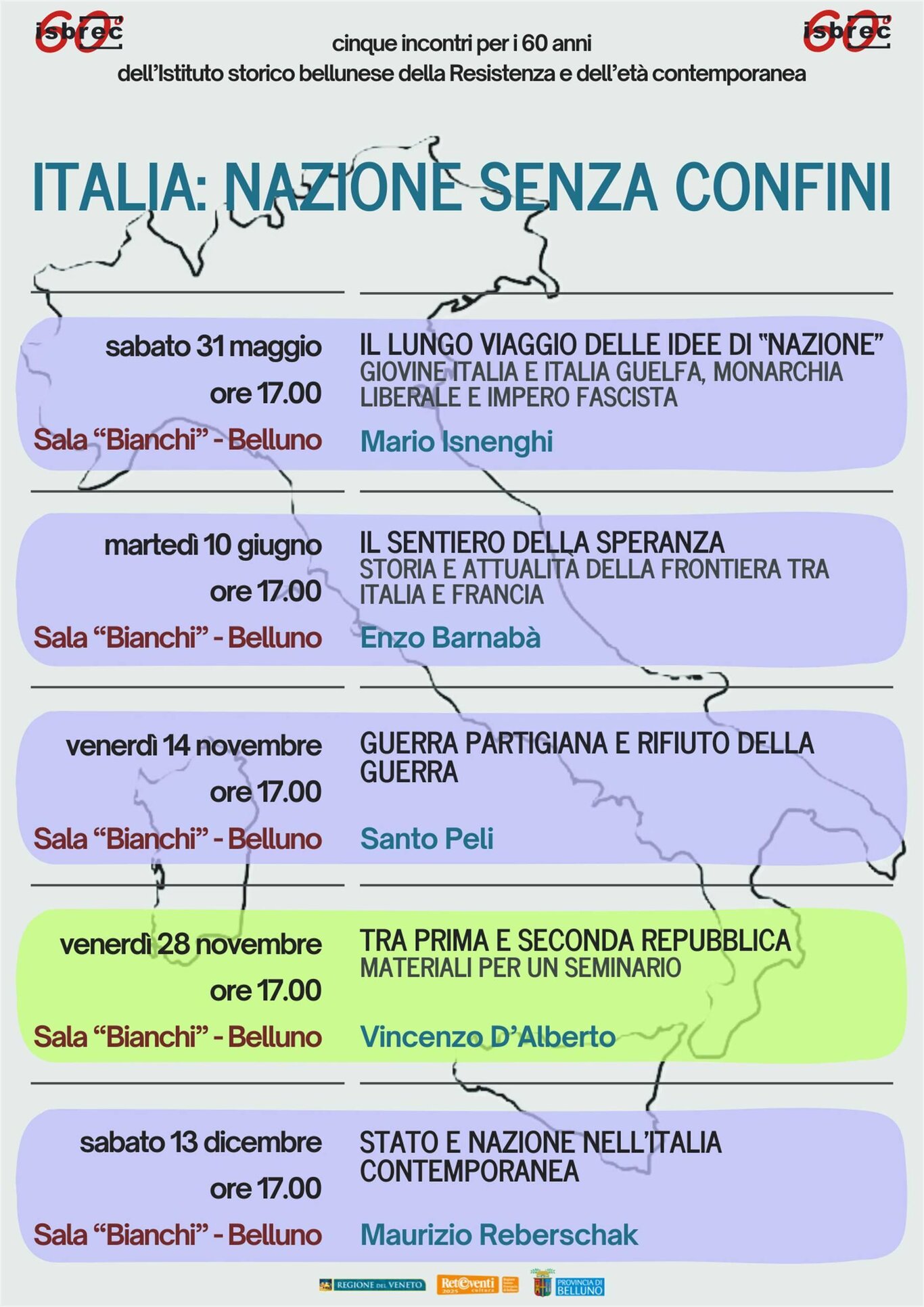 Italia. nazione senza confini