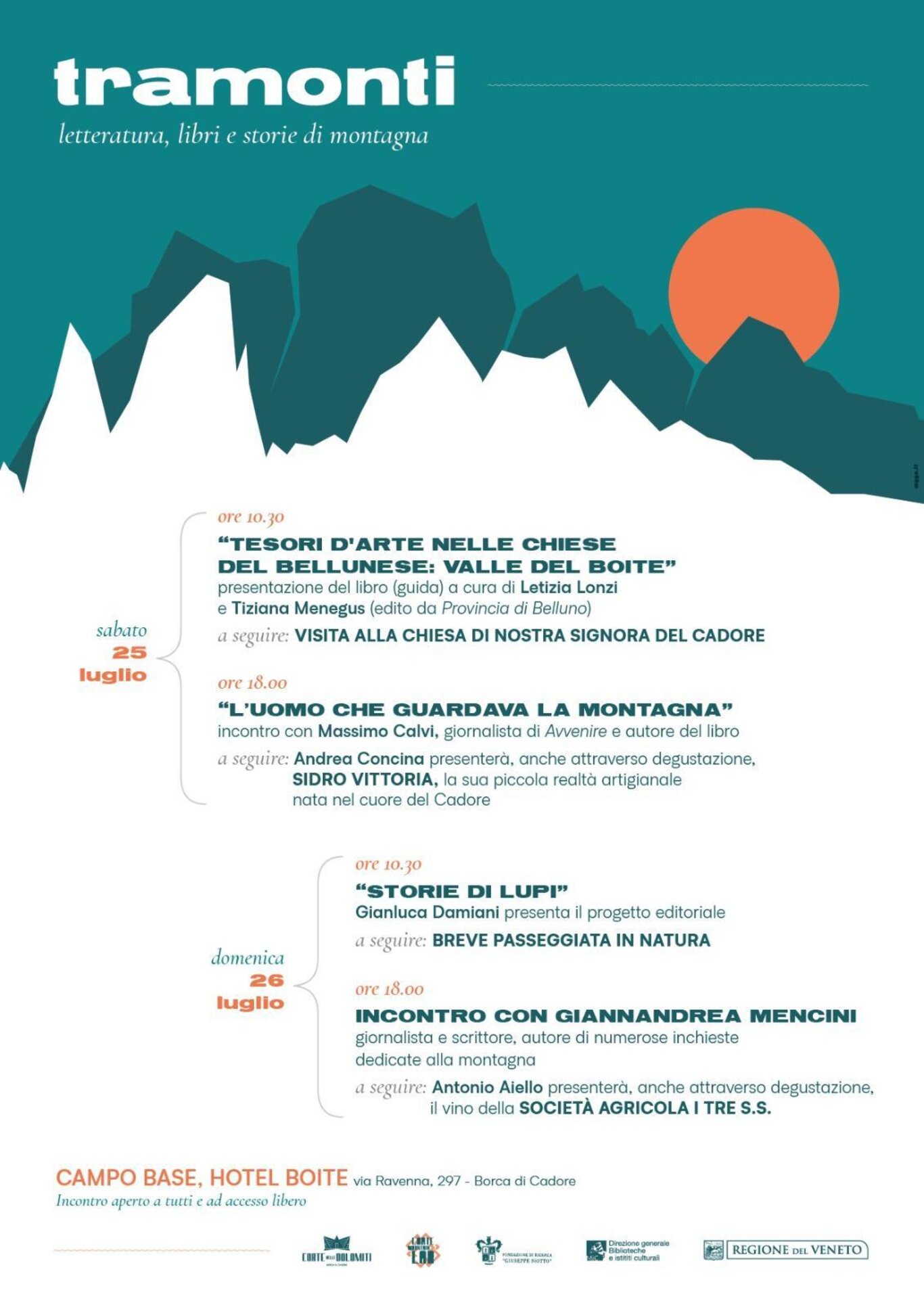 Tramonti: letteratura, libri e storia di montagna