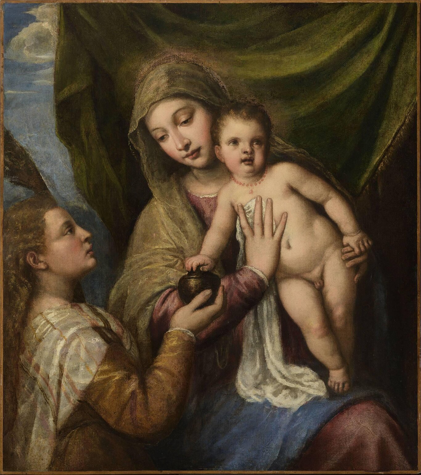 Tiziano, Madonna con Bambino e Santa Maria Tiziano, Madonna con Bambino e Santa Maria