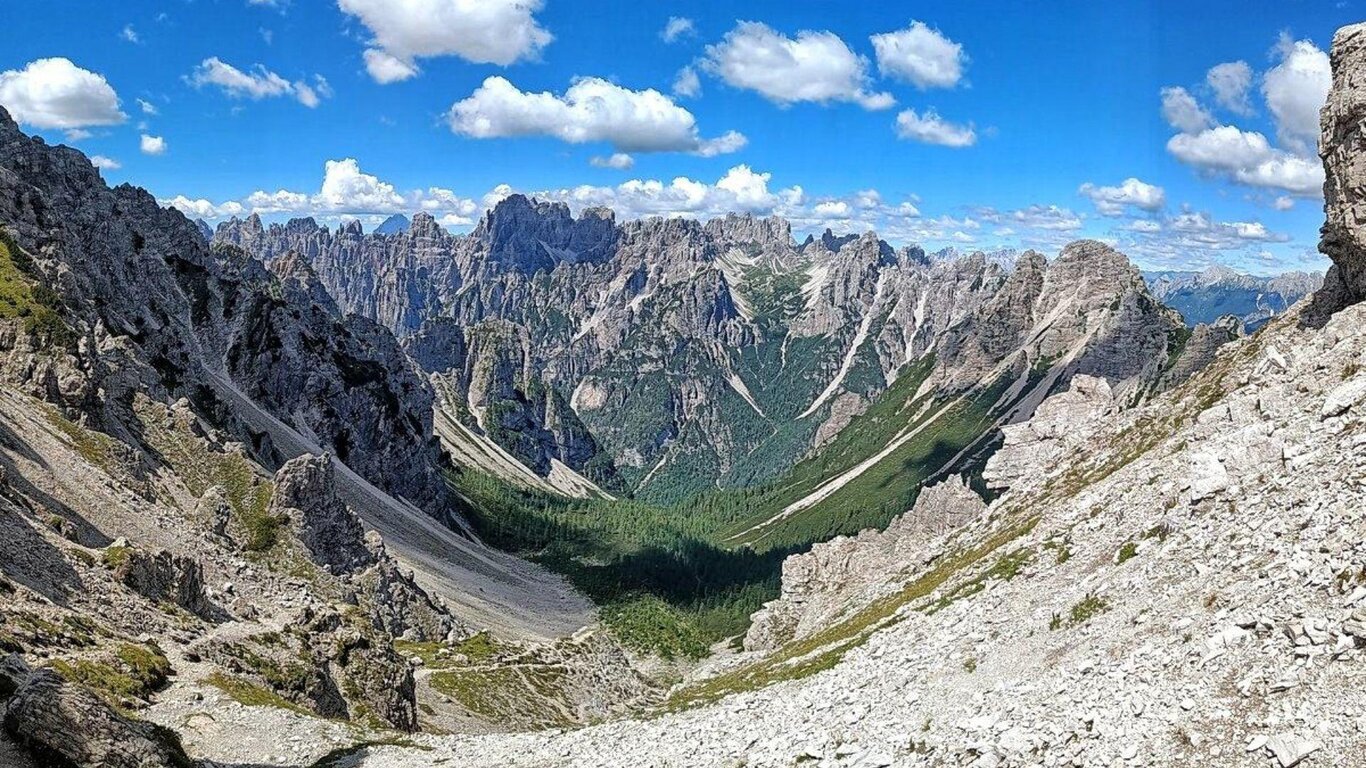 Val di Brica nelle Dolomiti Friulane