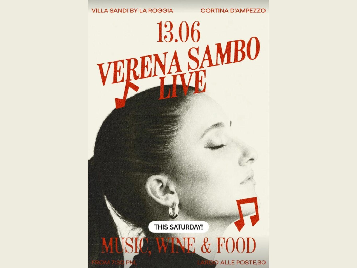 Verena Sambo Live a Cortina