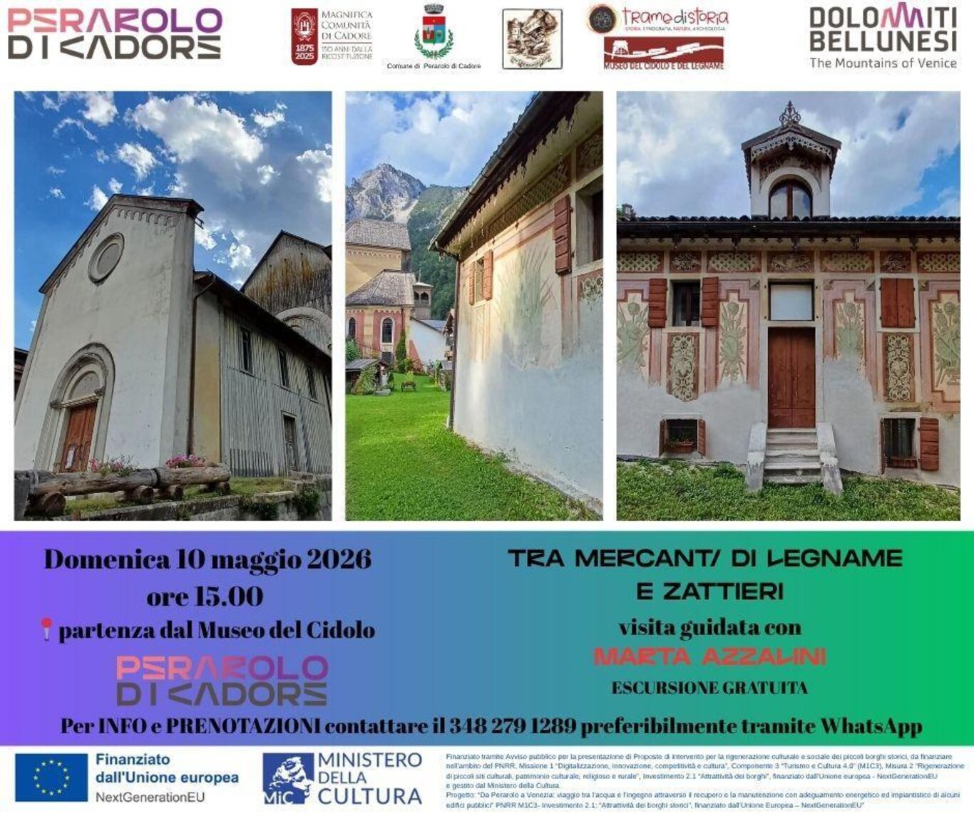 Visita guidata a Perarolo