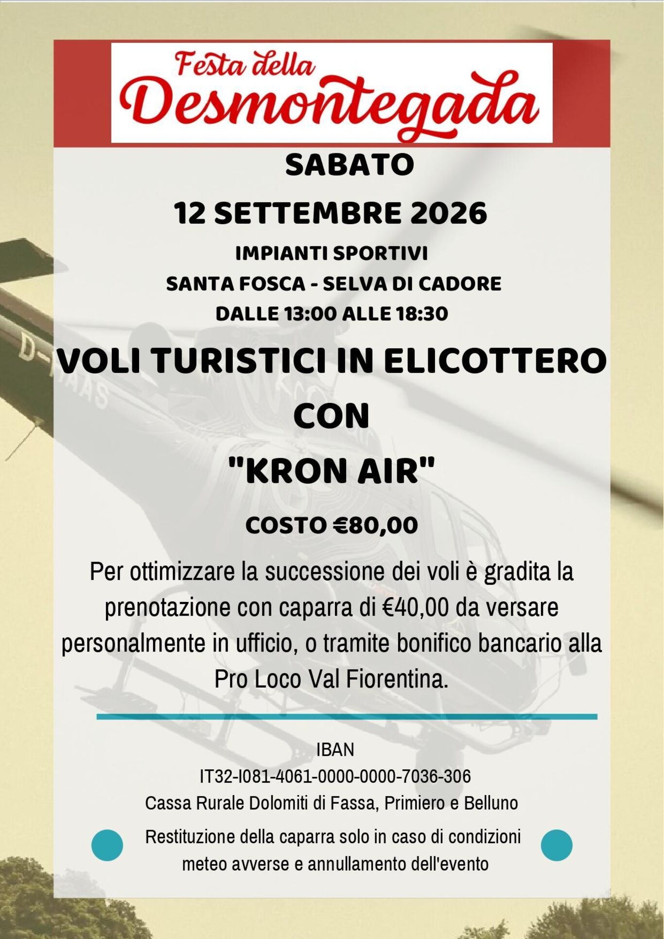 Voli turistici in Elicottero