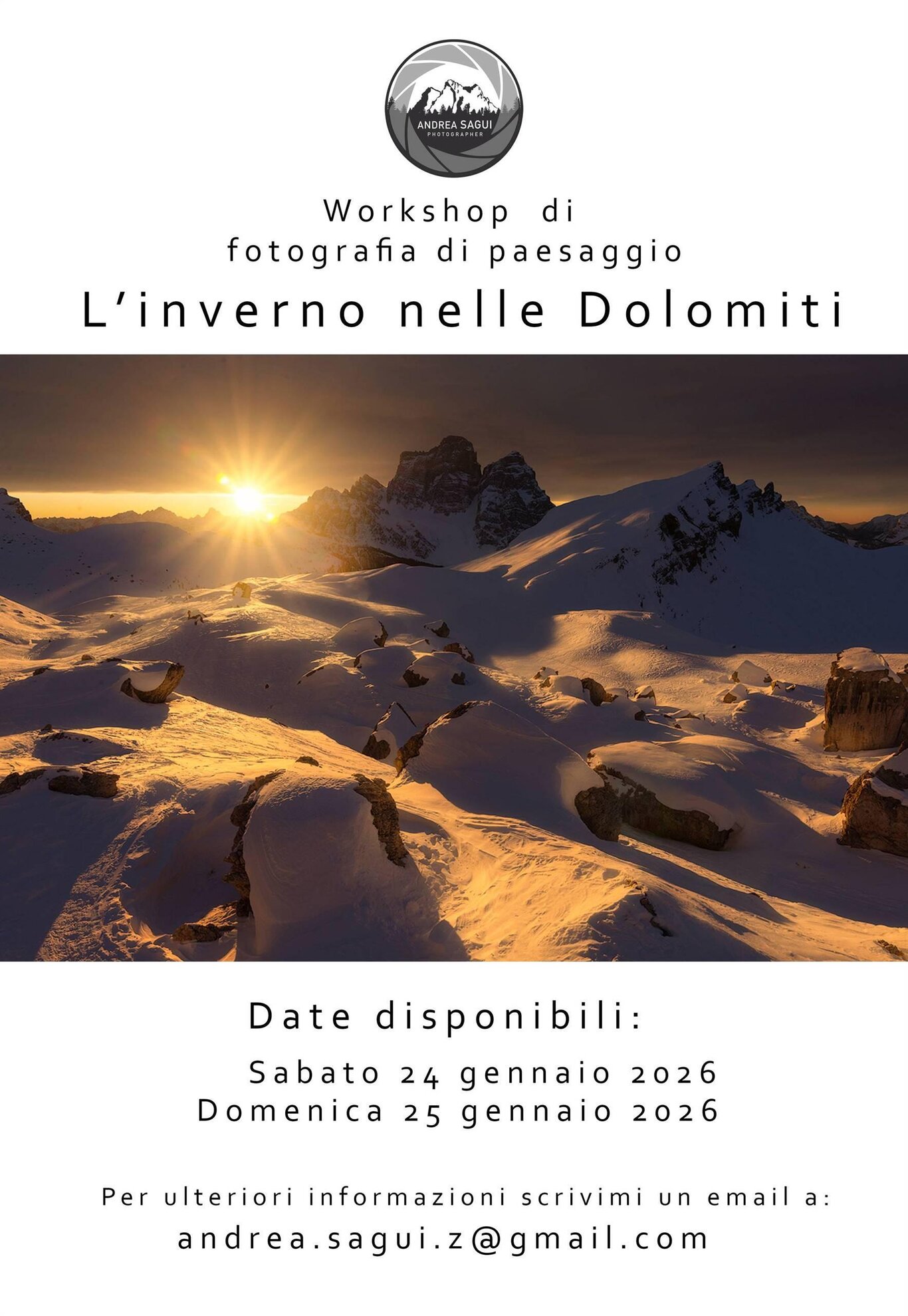 Workshop Andrea Sagui