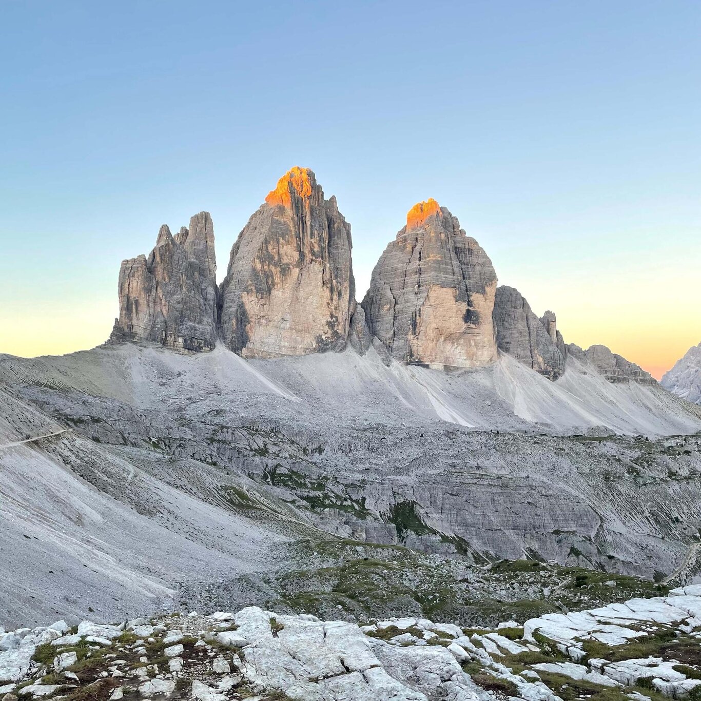 Sunrise at Tre Cime di Lavaredo