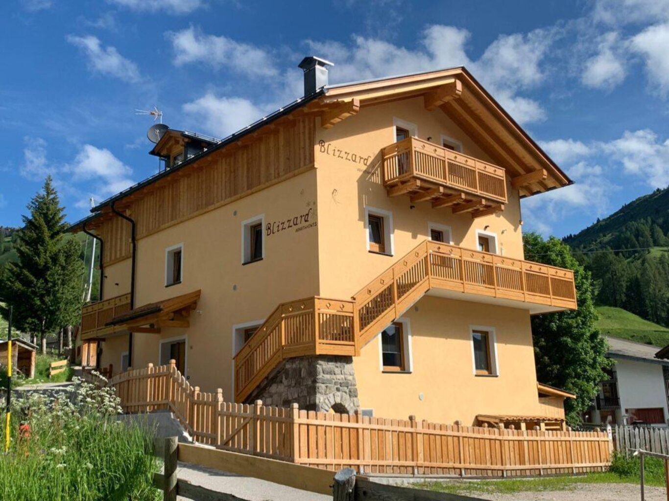 Blizzard Apartments in Summer