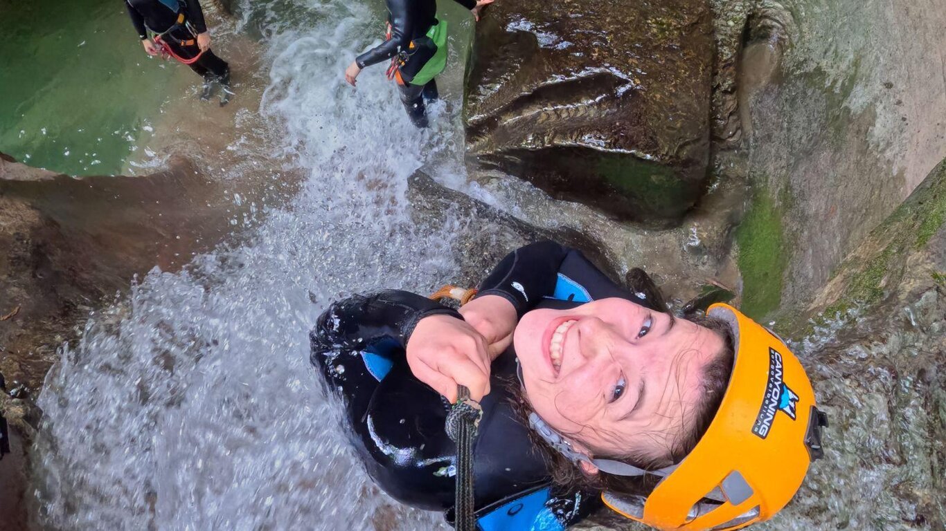 Canyoning alle cascate di Cornolade in Val Maggiore