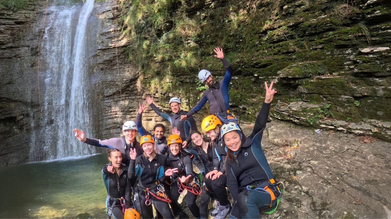 Canyoning alle cascate di Cornolade in Val Maggiore