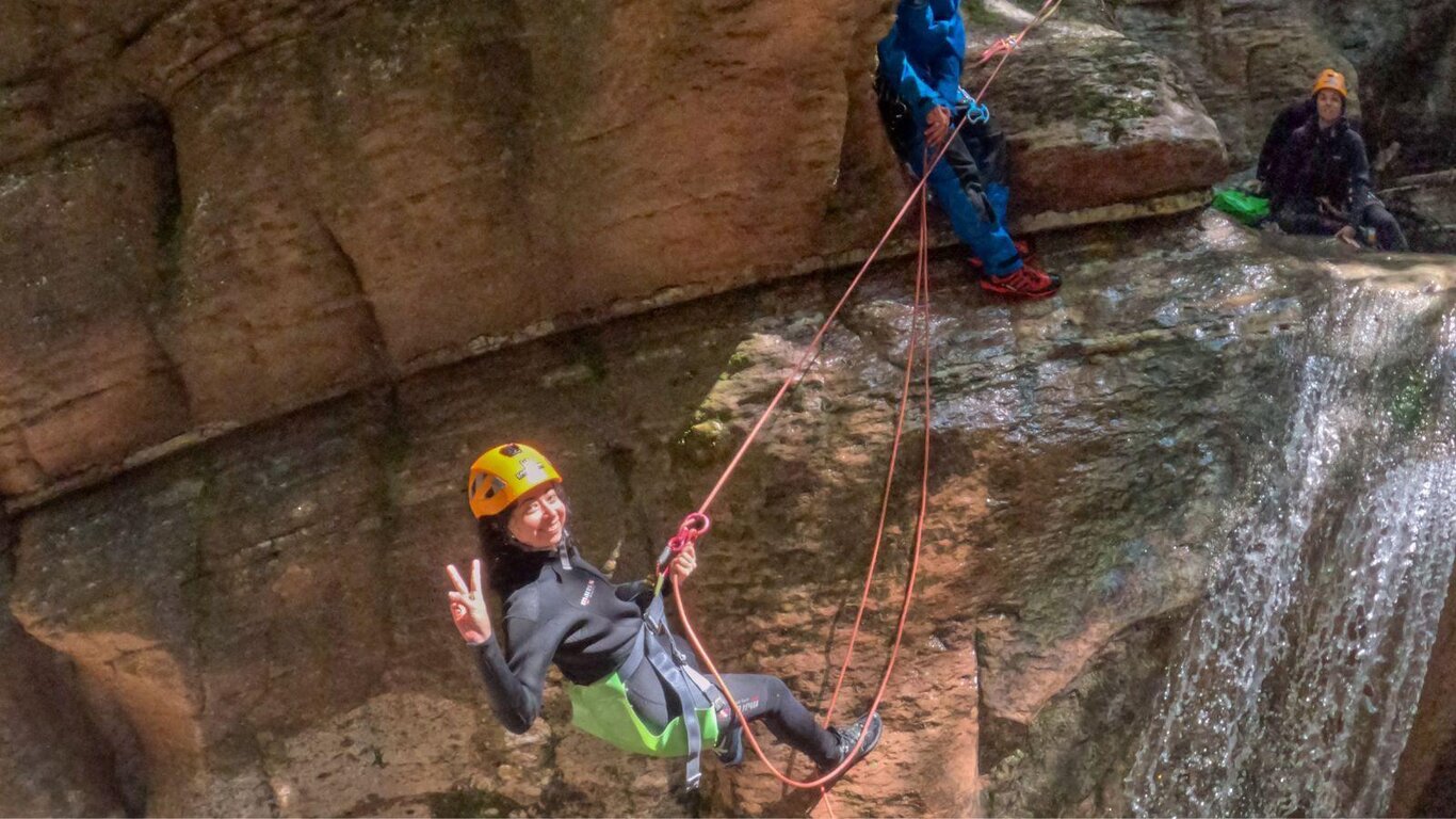 Canyoning alle cascate di Cornolade in Val Maggiore