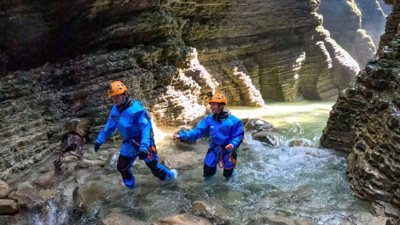 Canyoning Autunno Inverno in Val Maor