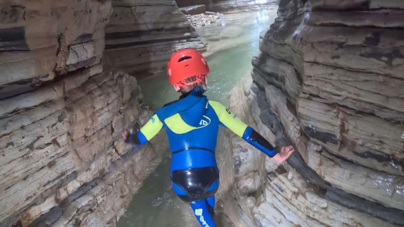 Canyoning Family in Val Maor
