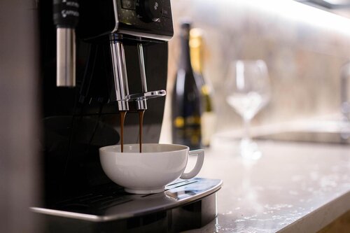 dettaglio macchina caffè