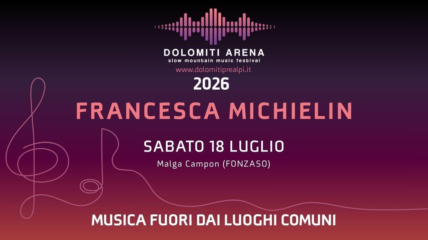 Dolomiti Arena - Francesca Michielin - Registrati qui!