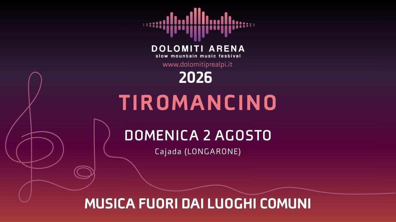 Dolomiti Arena - Tiromancino - Registrati qui!
