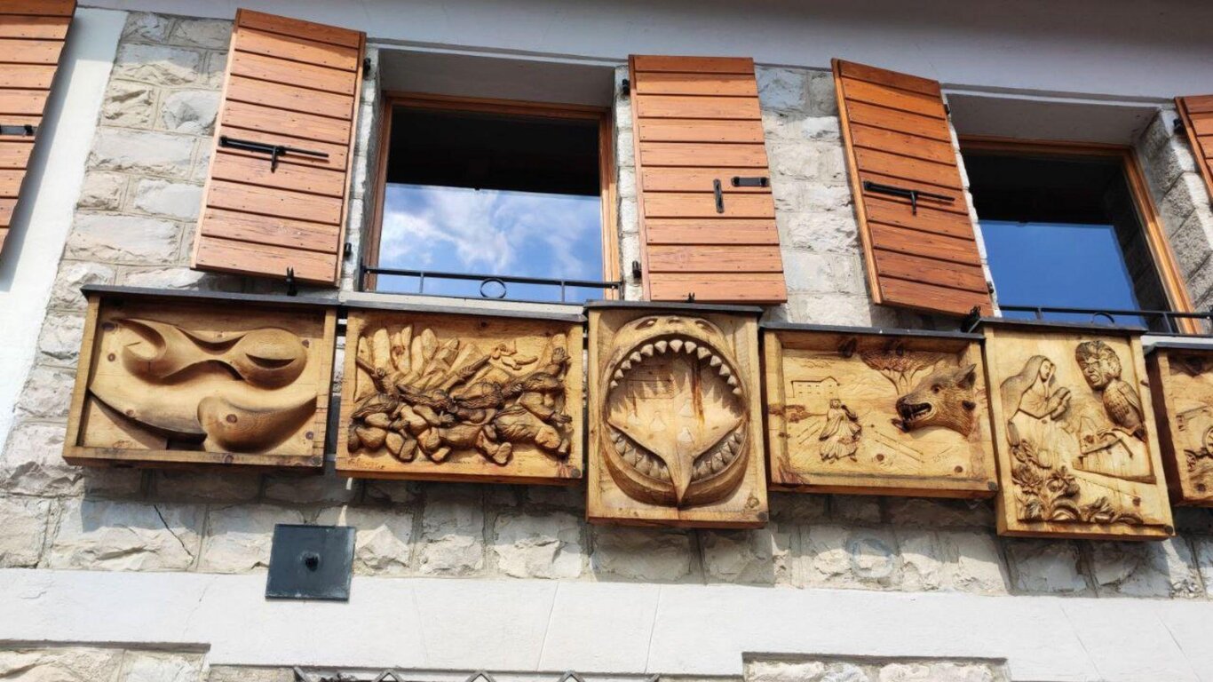 Le sculture in legno di Valmorel