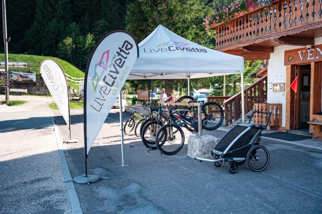 Live Civetta noleggio e-bike e sci