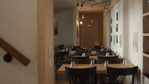 Tavoli interni sala Tavoli interni sala