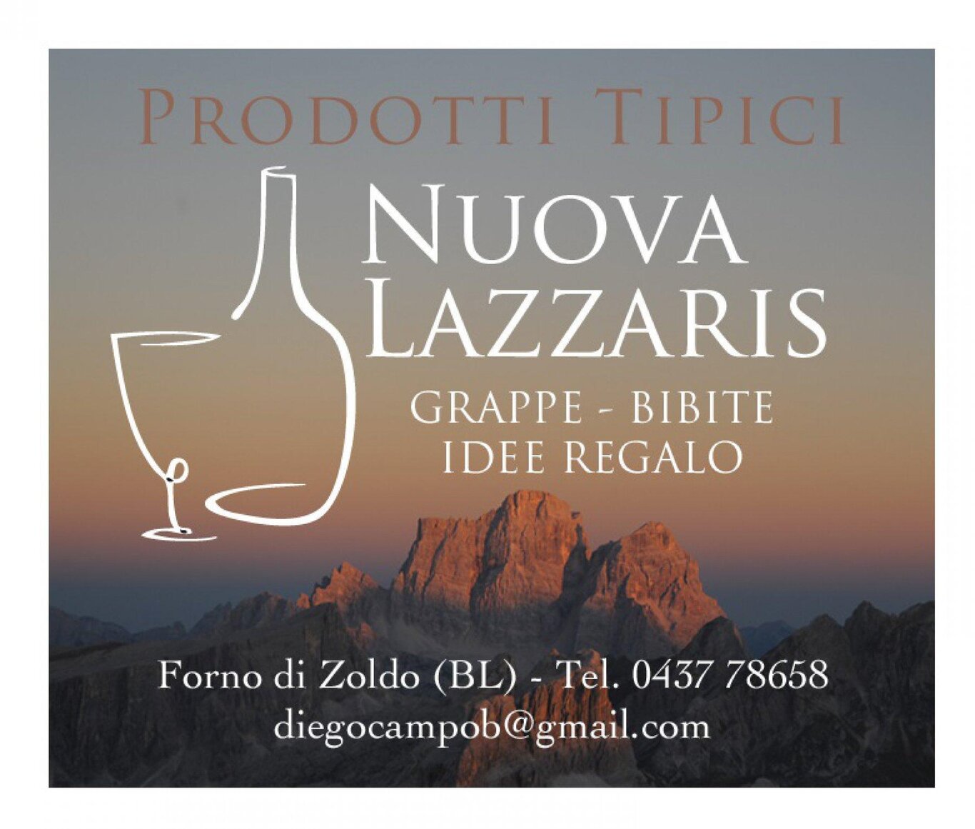 Nuova Lazzaris - Bibite e prodotti tipici
