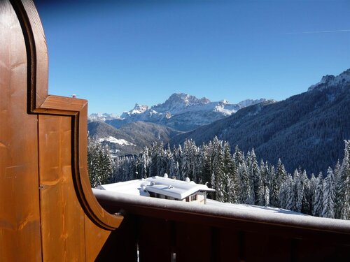 Vista invernale dalle camere Vista invernale dalle camere