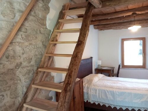 Camera rustica primo '900 (scala)