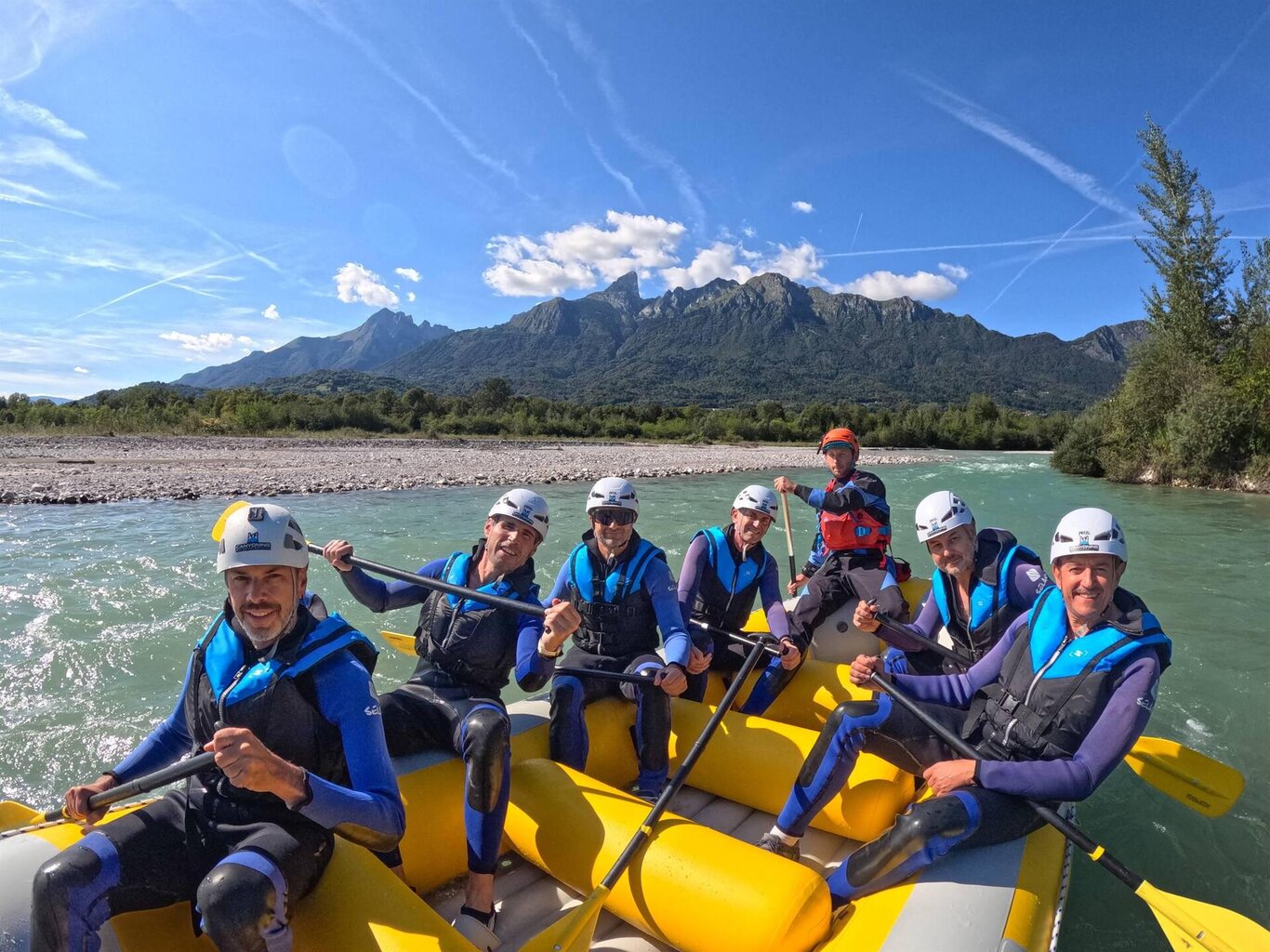 Rafting ai piedi del Parco Nazionale delle Dolomiti Bellunesi